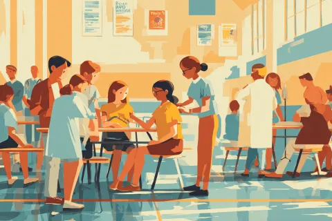 HPV : les collégiens pourront se faire vacciner en même temps contre les méningites 