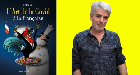 « Je suis un dessinateur qui aurait adoré faire médecine. Là j’ai voulu aborder l’absurdie, les messages, les contradictions, les mesures débiles qui ont accompagné les années Covid »