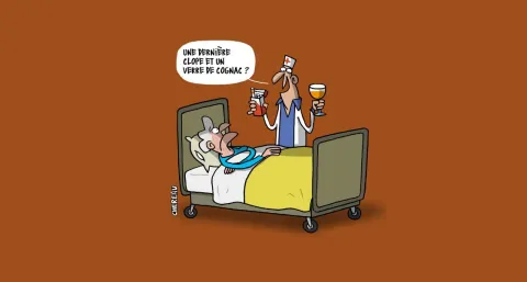 L'aide active à mourir, le débat sur la fin de vie, on sait, il n'y a pas de quoi rire, et pourtant...