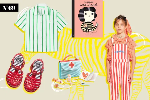 Shopping enfants : Rayure au coeur