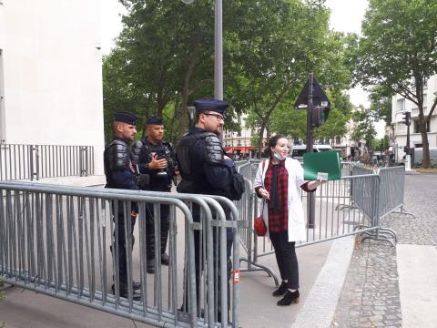 Avec les Padhue en manif