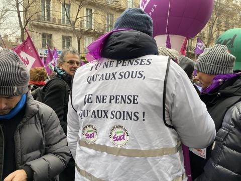 #grevedu5decembre : les hospitaliers sont dans la rue !!