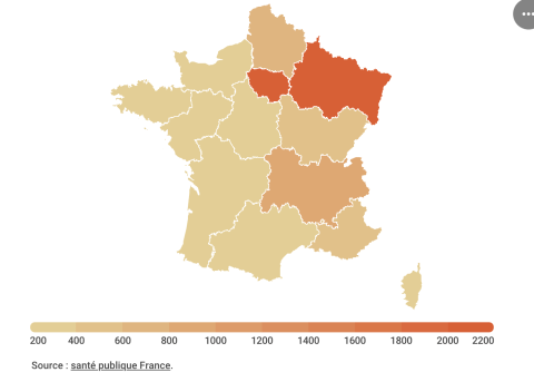 Covid-19 : la hausse du nombre de décès chute de moitié 