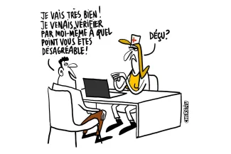 Le dessin du médecin sous contrôle qualité