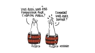 Le dessin du système hospitalier à nu face aux dettes