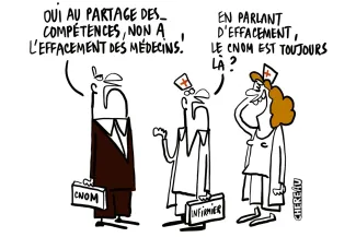 Le dessin du médecin qui veut rester numéro un
