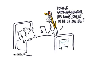 Le dessin du cauchemar en cuisine