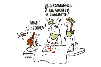 Le dessin du bloc sourd à la douleur