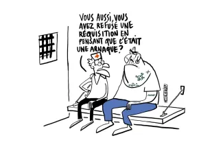 Le dessin du coup de fil qui coûte cher